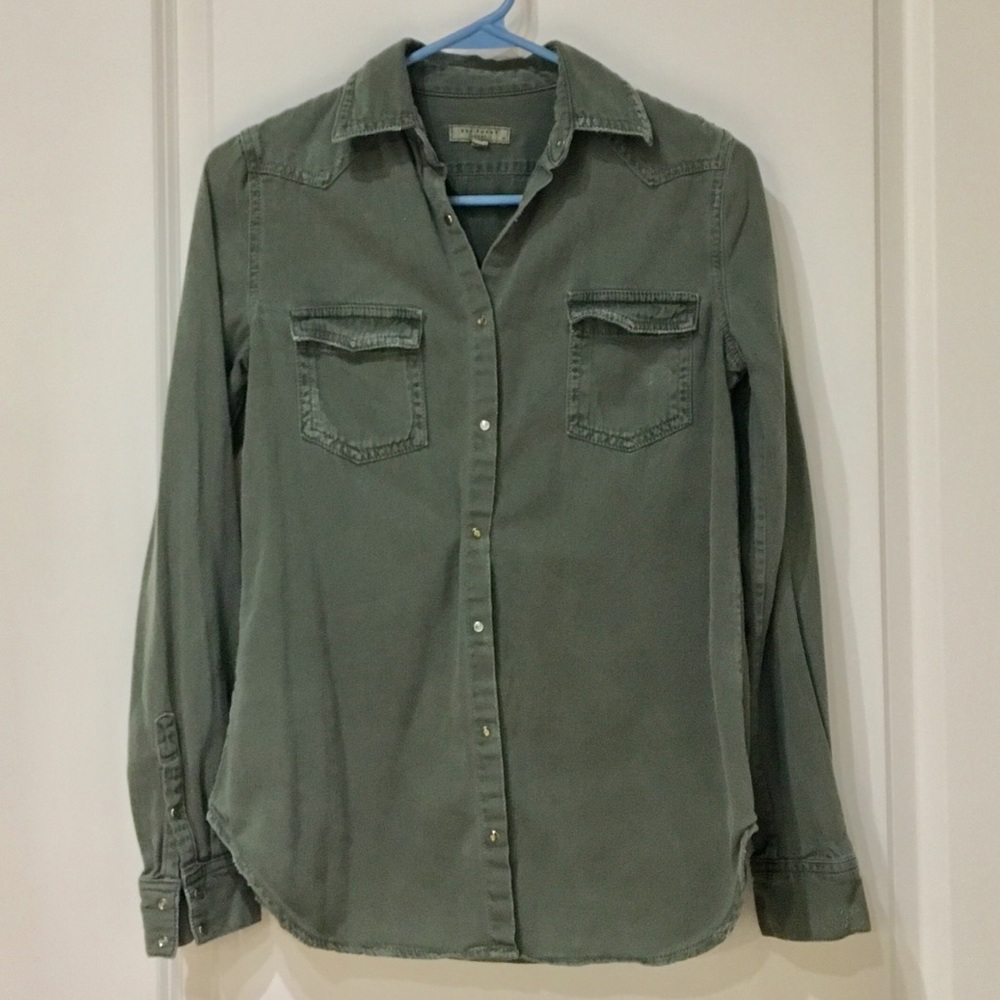 Equipment utility shirt slim fit size XS